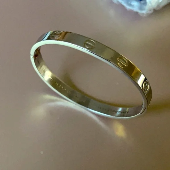 1970 PLATINUM PLATED Charles Revson AldoCipullo Love Bracelet❣️ - Picture 3 of 15